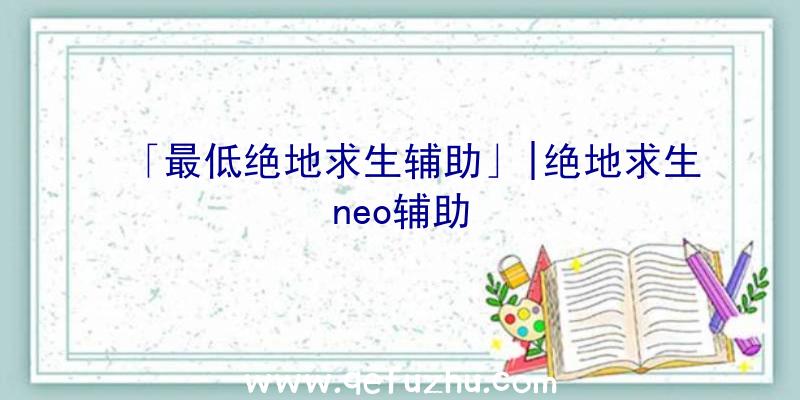 「最低绝地求生辅助」|绝地求生neo辅助